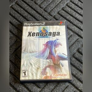 Xenosaga (PlayStation 2 2003) Ps2 Namco RPG Complete CIB Episode 1 Black Label